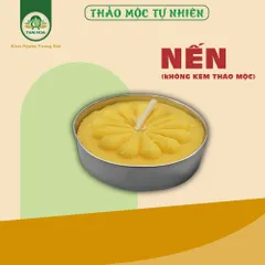 Nến tealight xông thảo mộc, tinh dầu, thờ cúng ít khói, ít mùi