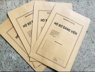 TÚI ĐỰNG HỒ SƠ ĐẢNG VIÊN - combo 10 túi(loại mỏng 100gsm)