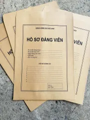 TÚI ĐỰNG HỒ SƠ ĐẢNG VIÊN - combo 10 túi(loại mỏng 100gsm)
