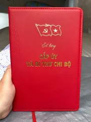 SỔ TAY CẤP UỶ VÀ BÍ THƯ CHI BỘ (bìa da-màu đỏ) 0398-142-241