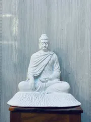 TƯỢNG BỔN SƯ THÍCH CA TOÀ RƠM 30cm
