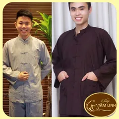 Đồ Lam Đi Chùa_Mẫu Lãnh Tụ Nam