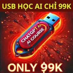 USB Lưu Trữ Tài Liệu Học AI-Tạo Ra Các Loại Video AI Từ A-Z NHÀ SÁCH DƯƠNG KHOA