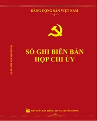 SỔ GHI BIÊN BẢN HỌP CHI UỶ-160trang SÁCH CHÍNH GỐC