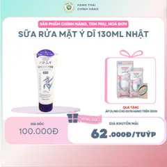 Sữa rửa mặt Ý Dĩ Nhật Bản 130g ngừa mụn, trắng da, dưỡng ẩm