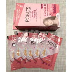KEM POND'S TRẮNG HỒNG (hộp 6 gói x 5g) - Dưỡng trắng da, làm mềm mượt, sản phẩm chăm sóc da hiệu quả
