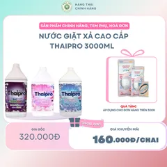 [Chuẩn Thái] Nước giặt xả cao cấp Thaipro 3000ml xanh, hồng, tím 842926