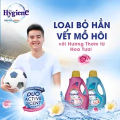 NƯỚC GIẶT HYGIENE CAN 2.8L  - vừa giặt vừa xả, giữ màu quần áo luôn tươi mới và lưu lại mùi hương nhẹ nhàng 842946