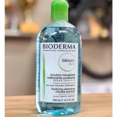 NƯỚC TẨY TRANG BIODERMA làm sạch sâu, dịu nhẹ loại bỏ bụi bẩn, dầu nhờn dành cho mọi loại da loại 500ml