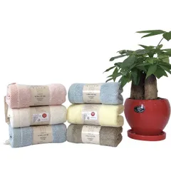 Khăn mặt sợi tre S'BABY 28x50cm đạt chuẩn tiêu chuẩn Nhật Bản, mềm mại, an toàn cho làn da, không bị xù lông 842954