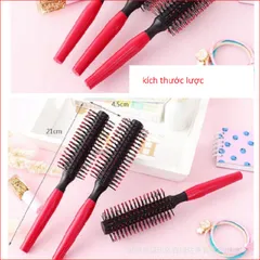 Lược tròn tạo kiểu tóc xoăn, phồng