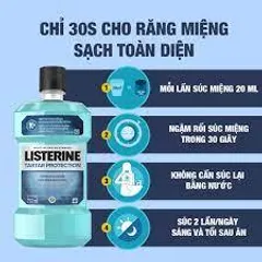 NƯỚC SÚC MIỆNG LISTERINE BẠC HÀ 750ml + 250ml - Thanh mát, làm sạch sâu, hơi thở thơm mát, không chứa cồn, chăm sóc răng