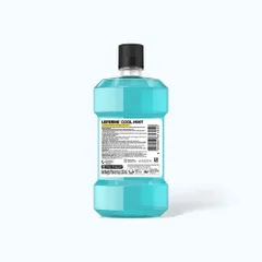 NƯỚC SÚC MIỆNG LISTERINE BẠC HÀ 750ml + 250ml - Thanh mát, làm sạch sâu, hơi thở thơm mát, không chứa cồn, chăm sóc răng
