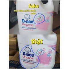 Nước giặt Dnee nội địa Thái Lan 3000ml mẫu mới, cam kết chính hãng, an toàn cho trẻ sơ sinh