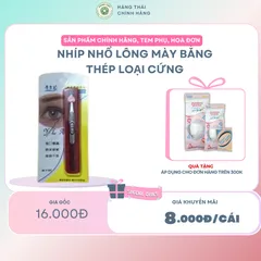 Nhíp nhổ lông mày bằng thép loại cứng
