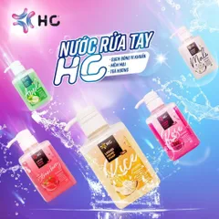 NƯỚC RỬA TAY HC - Dưỡng ẩm, làm sạch sâu, không gây khô da, sản phẩm chăm sóc vệ sinh cá nhân an toàn và tiện lợi