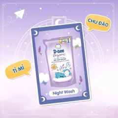 Sét 3 Túi Nước xả vải Dnee Thái Lan 550ml - hàng nội địa Thái làm mềm vải, nhiều mùi hương cho bé yêu