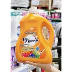 Nước Xả Vải Hygiene Đậm Đặc 3300ml Thái Lan, Lưu Hương Bền Lâu, Làm Mềm Quần Áo - Hùng Thư Thái Lan 843005