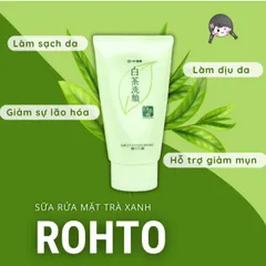 SỮA RỬA MẶT ROHTO da dầu nhờn 100ml - Làm sạch sâu, kiểm soát dầu nhờn, dưỡng da mặt mịn màng