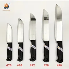 Dao thái cỡ vừa Kiwi Thái Lan mã 476 chính hãng, chuyên dùng thái thịt, gọt rau củ tiện lợi, không gỉ, siêu bền