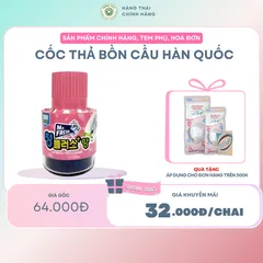 CỐC THẢ BỒN CẦU HÀN QUỐC - Thiết kế hiện đại, tiện lợi, giúp giữ vệ sinh và tiết kiệm nước cho nhà vệ sinh 843018