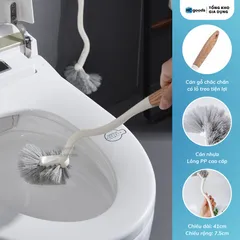 Chổi cọ nhà vệ sinh, gạt nước nhà tắm đa năng 2 trong 1, thiết kế nhỏ gọn chắc chắn giúp làm sạch sâu, dễ dàng vệ sinh 843022