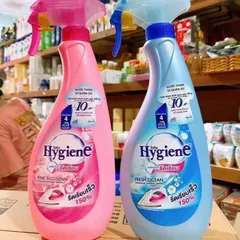 CHAI XỊT ỦI THƠM QUẦN ÁO HYGIENE Thái Lan 550ml giúp ủi thằng quần áo và giữ mùi thơm thơ suốt ngày dài