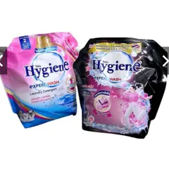 NƯỚC GIẶT HYGIENE 1.8L - có công dụng vừa giặt vừa xả, giữ màu quần áo luôn tươi mới và lưu lại mùi hương nhẹ nhàng