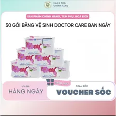 SỈ 50 GÓI băng vệ sinh Doctor Care Ban ngày 8 miếng, hàng chính hãng, sẵn số lượng