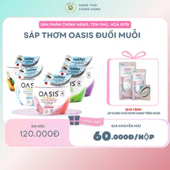 Sáp thơm đuổi muỗi Oasis Thái Lan 180g 843082