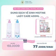 Dung dịch vệ sinh Mistine Lady care 200ml có vòi khuyến mại 50ml