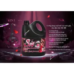 Nước giặt SPJ màu đen 6 in 1 Thái Lan