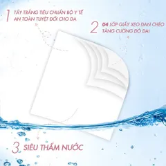 Gói 500 tờ giấy ăn SLISOFT DOCTOR CARE chính hãng, khăn giấy khô tự nhiên từ bột tre, thấm hút tốt, an toàn sức khoẻ