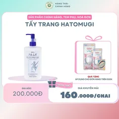 Nước tẩy trang hatomugi 500ml sạch sâu - dưỡng ẩm và làm sáng da