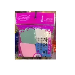 Bông phấn khối bộ 4 chiếc hình khối dày 1 cm