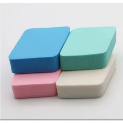 Bông phấn khối bộ 4 chiếc hình khối dày 1 cm