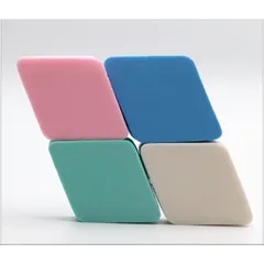 Bông phấn khối bộ 4 chiếc hình khối dày 1 cm