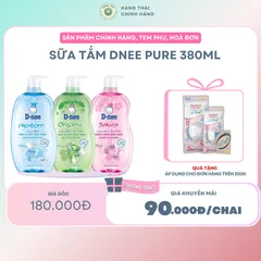 SỮA TẮM DNEE PURE (200ML/380ML) - Dưỡng ẩm sâu, làm sạch nhẹ nhàng, mang lại làn da mềm mại và thơm phức