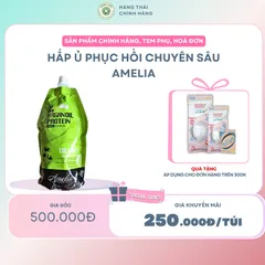 Hấp ủ phục hồi chuyên sâu Amelia dùng trong salon tóc