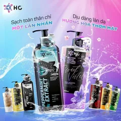 Tắm gội 3 in 1 HC 1000 ml Tắm, gội, rửa mặt