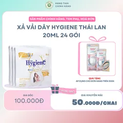 Nước xả vải dây Hygiene Thái Lan 20ml 24 gói