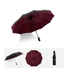 Ô cầm tay gấp gọn tự động 2 chiều cao cấp, làm từ vải Pongee giúp chống nắng, chống tia UV cực tốt, không thấm nước 843128