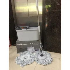Bộ xô chổi lau sàn nhà MOP Meastro Thái Lan chính hãng, hàng cao cấp, chổi lau nhà thông minh tự vắt, vô cùng tiện dụng