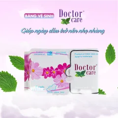 Băng vệ sinh Doctor Care ban ngày 8 miếng mẫu mới, date mới nhất, cập nhật hàng khuyến mại