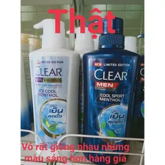 Dầu gội Clear Thái Lan 450ml cho tóc gàu và ngứa da đầu