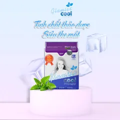 Băng vệ sinh thảo dược GLAMISS COOL ban ngày - hương bạc hà, siêu thấm hút, khô thoáng, an toàn sử dụng [8 miếng] 843154