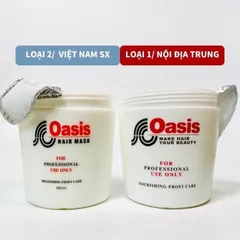 Ủ TÓC OASI 1000ml - Dưỡng ẩm sâu, tái tạo tóc hư tổn, làm mềm mượt, chăm sóc tóc dài, dễ sử dụng