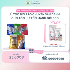 Ủ tóc Bio Pro chuyên sâu dành cho tóc hư tổn mạnh gói 30g