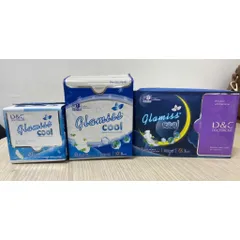 2 GÓI Băng vệ sinh thảo dược GLAMISS COOL hàng ngày - hương bạc hà, siêu thấm hút, khô thoáng, an toàn [20 miếng]