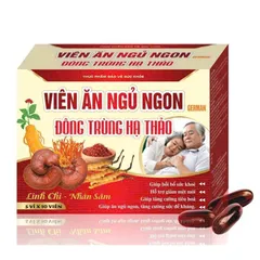 Viên Mềm Đông Trùng Hạ Thảo – Hỗ Trợ Bồi Bổ Cơ Thể, Ăn Ngon Ngủ Tốt, Phù Hợp Người Mệt Mỏi, Suy Nhược